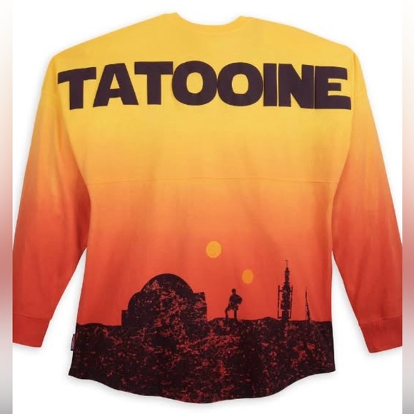 Disney Spirit Jersey Star Wars Tatooine Long Sleeve - Picture 1 of 14